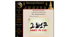 Desktop Screenshot of horoscope-chinois.fr